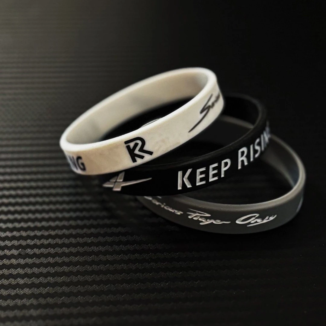 KR柯冉美式手环网红同款篮球运动手环男女款硅胶手链未来之星手环