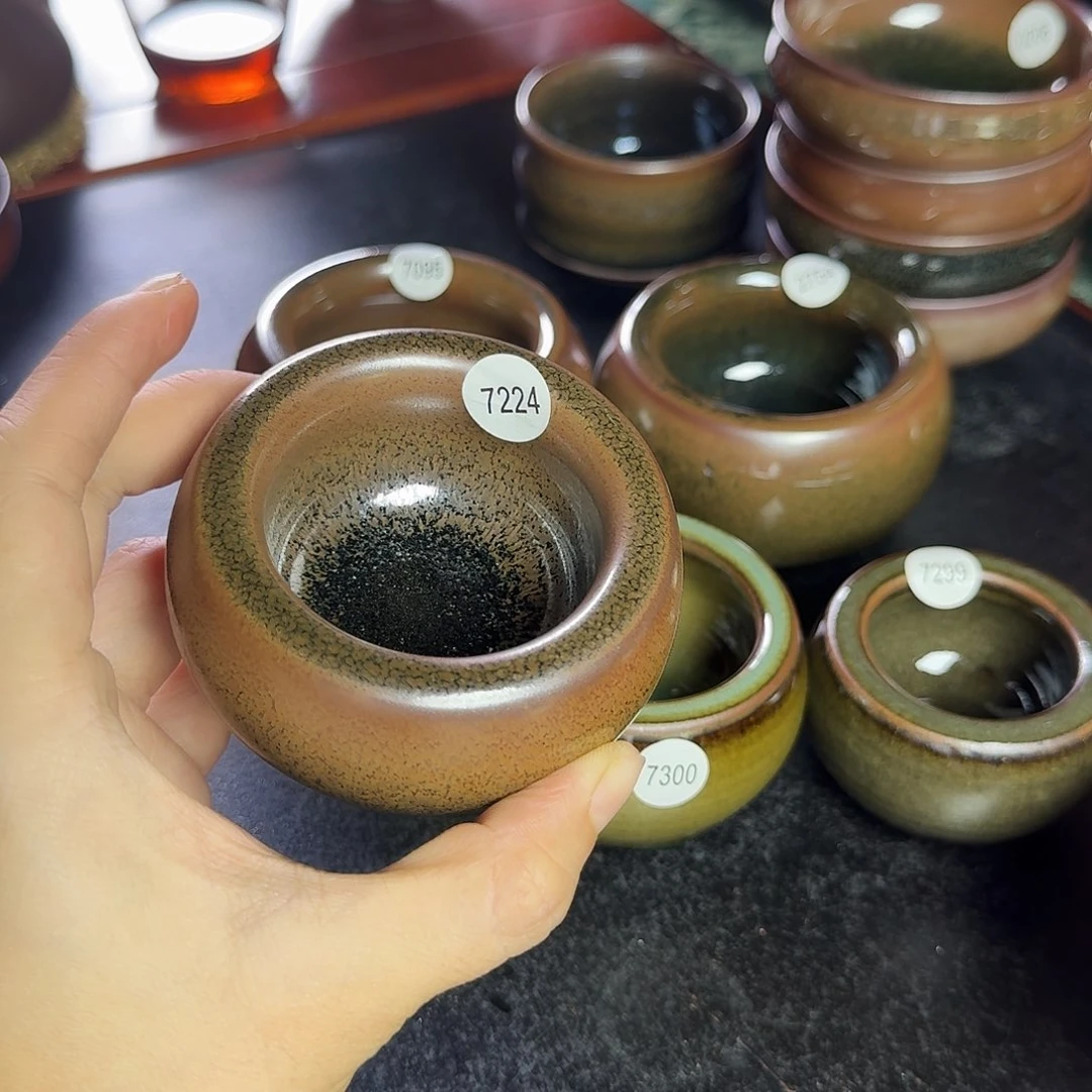 茶盏柳*堂7224 秋罗龙窑柴烧手工主人杯
