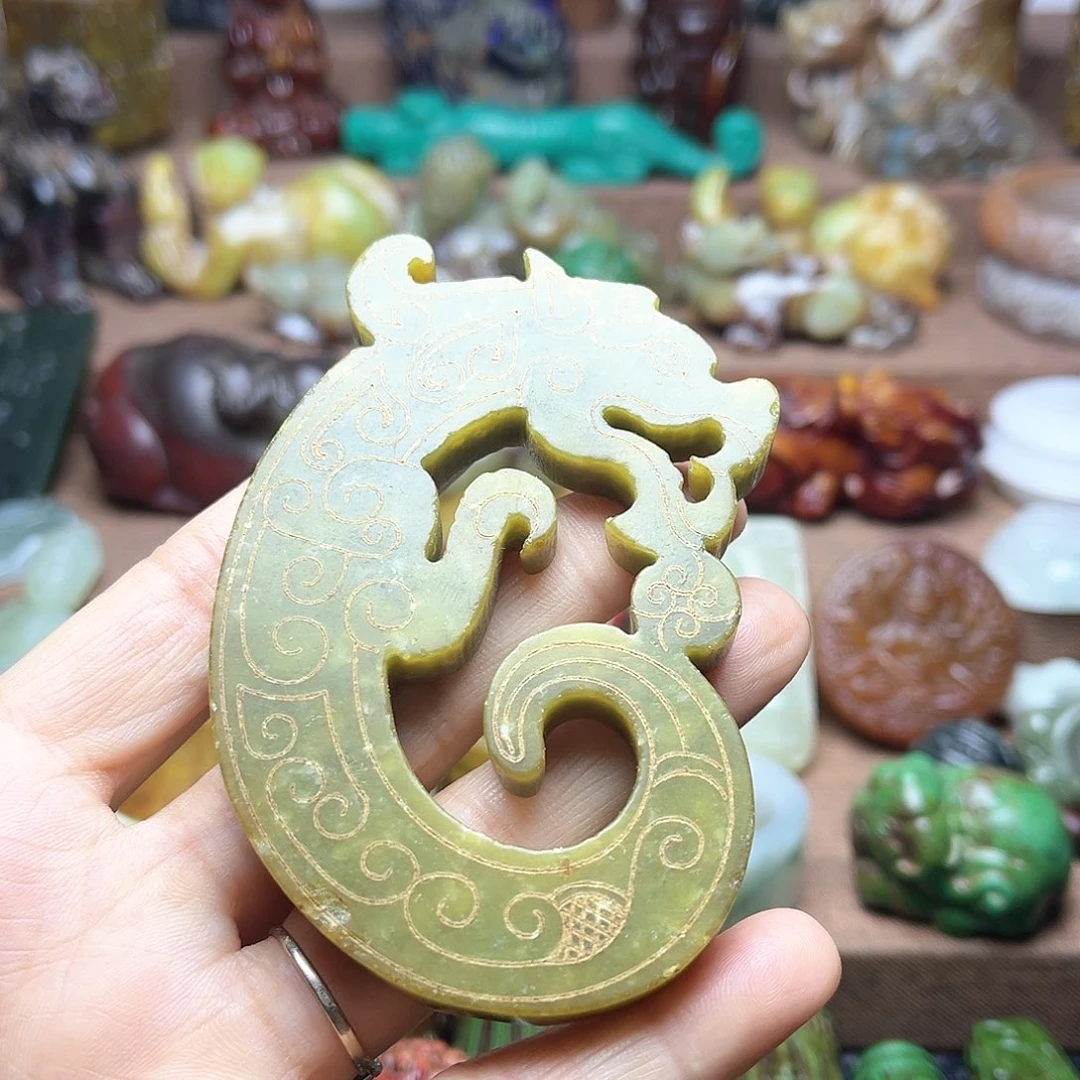 白玉菩提吊坠77。。