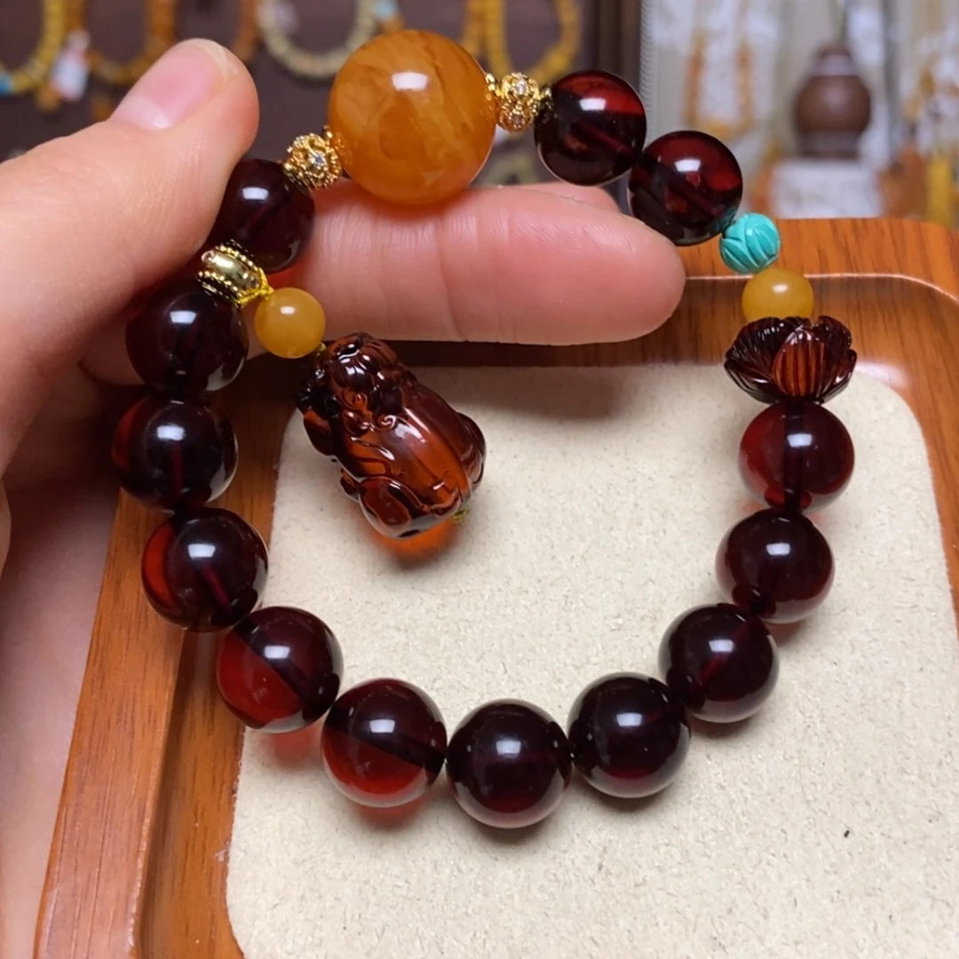 【闪购商品】手链蜜蜡未镶嵌手串