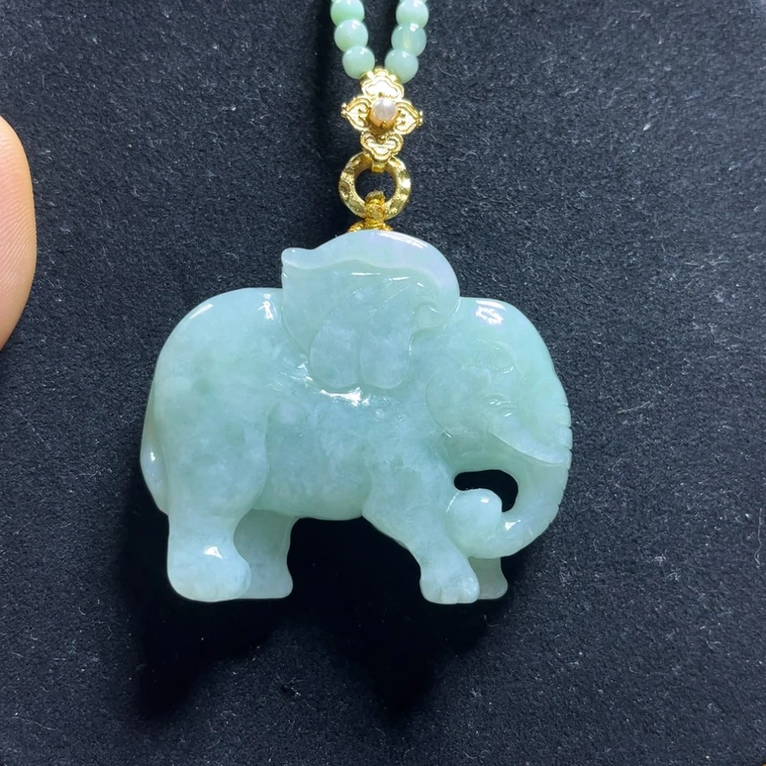 翡翠未镶嵌颈饰天然翡翠