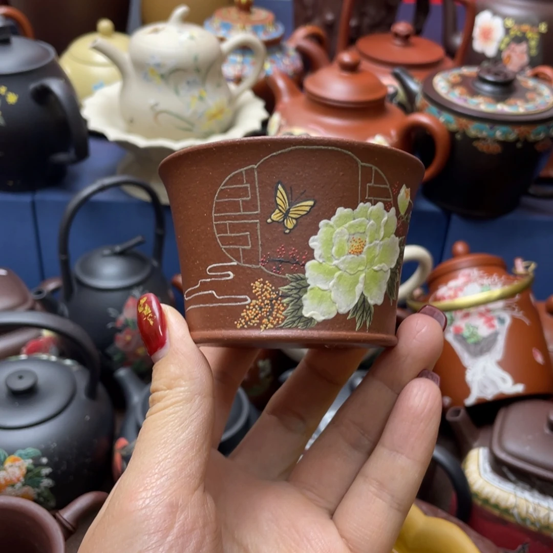 紫砂茶杯紫砂主人杯120xc