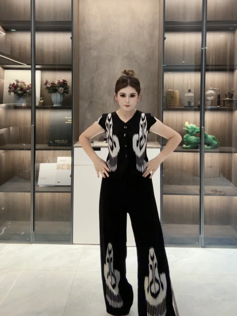 yipakatlas显瘦裤子套装维吾尔族服装