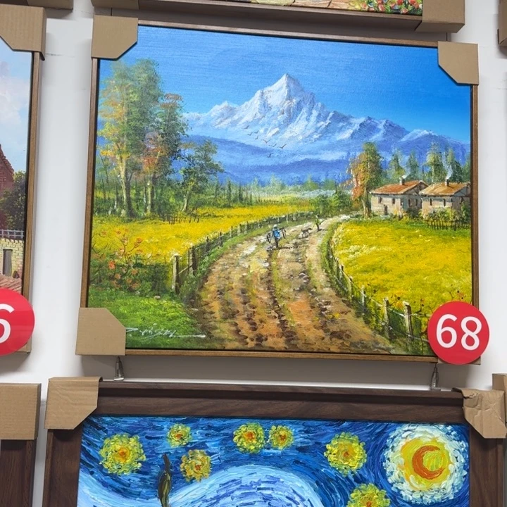 油画油画作品展和