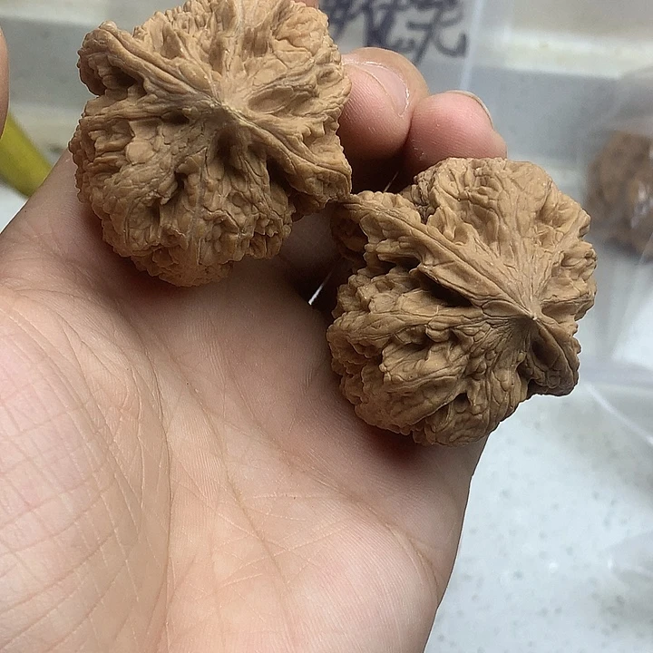 浮***梦吊坠文玩核桃45将军榜57克 有黄尖