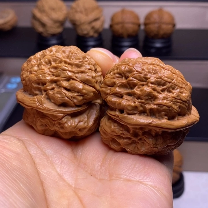 文玩核桃把件霸王蟾疙瘩包36