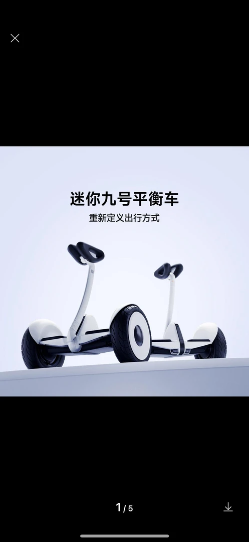 99新 Xiaomi/小米 小米九号平衡车