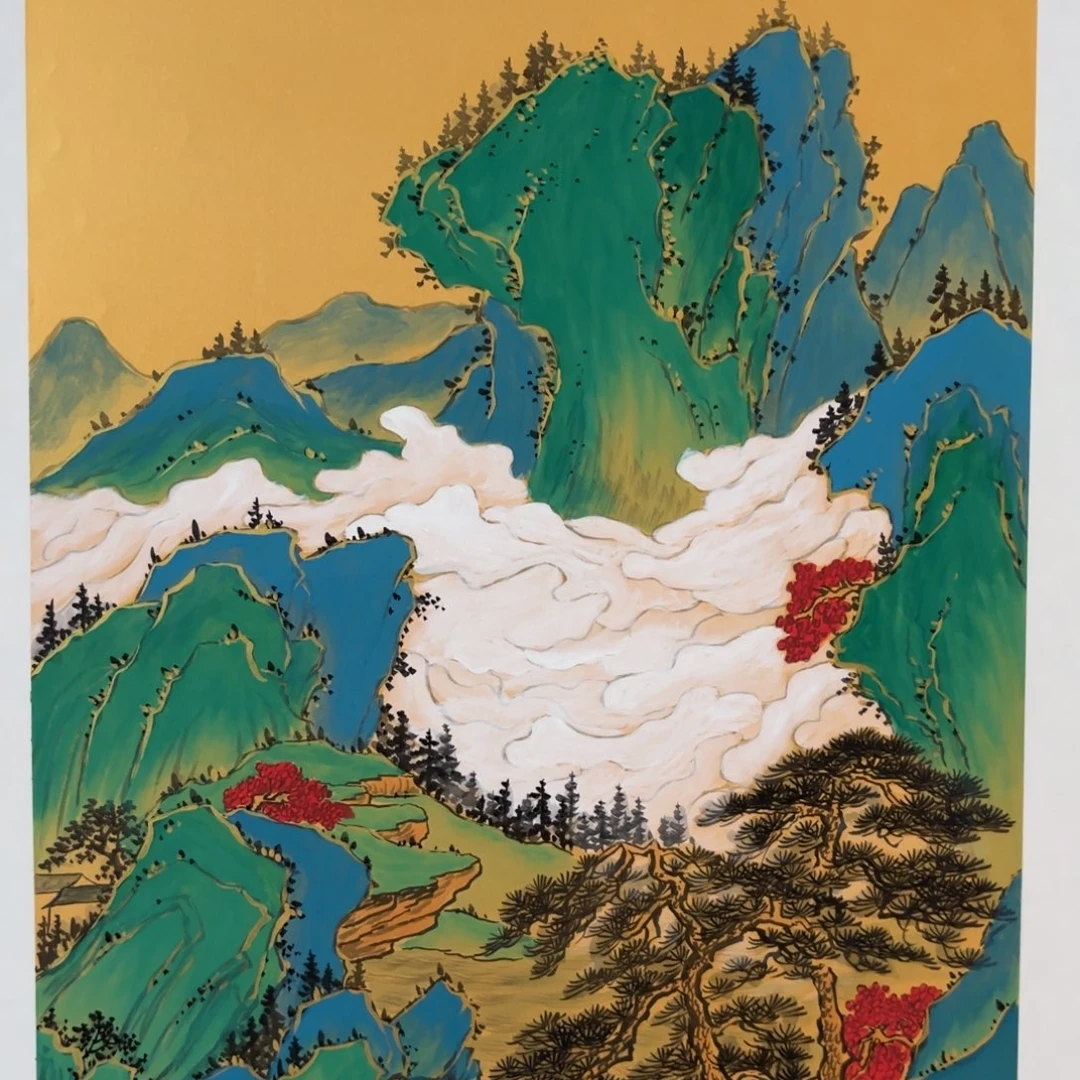 国画精品山水花鸟作品