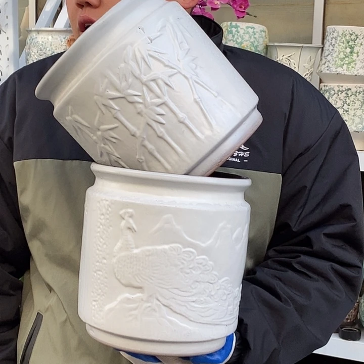 花盆紫砂口20高20福利俩个