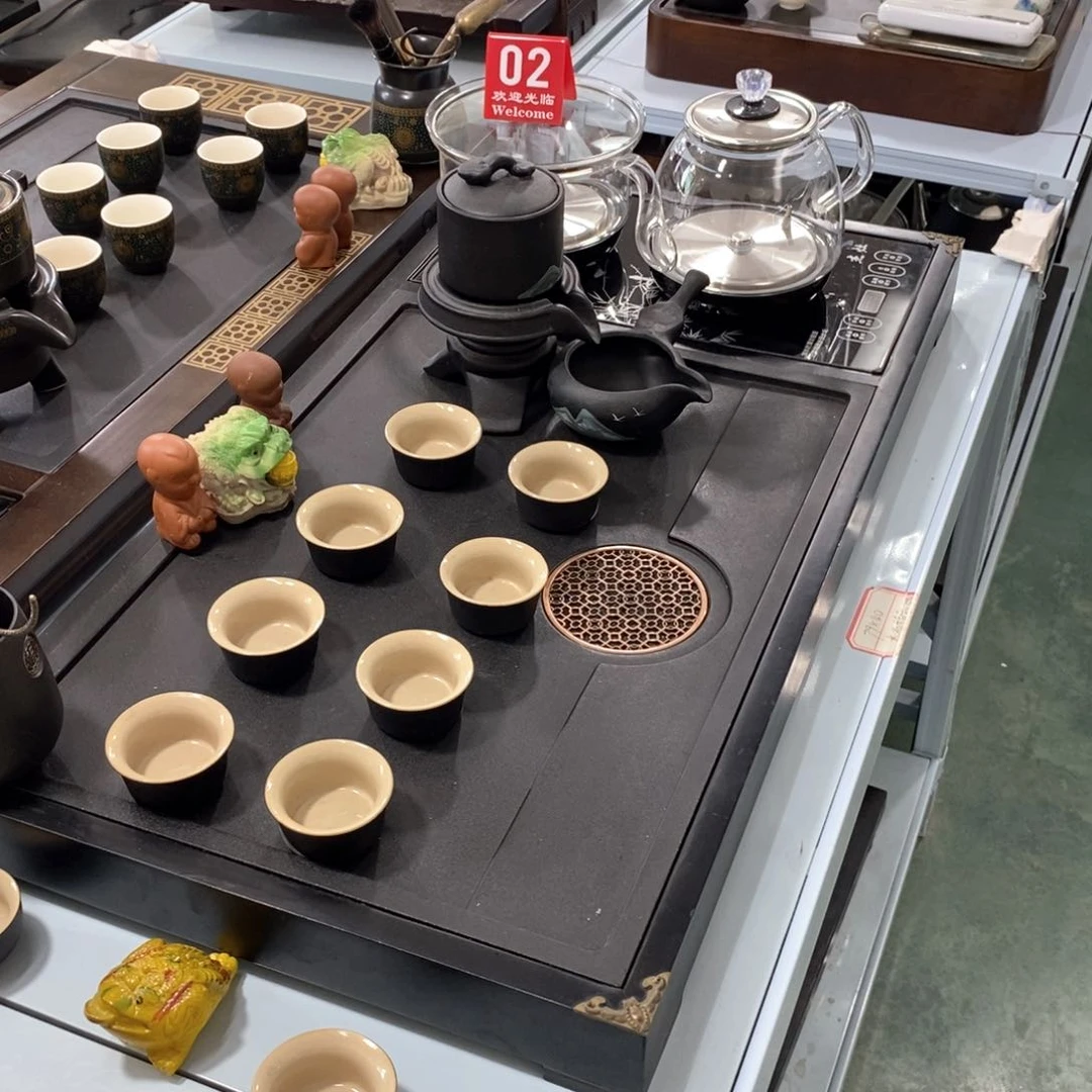 木石茶盘茶具套装家用