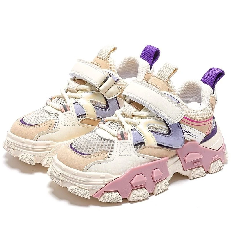 【单网】儿童休闲鞋运动老爹鞋镂空网框子鞋22765【微瑕介意不要拍】