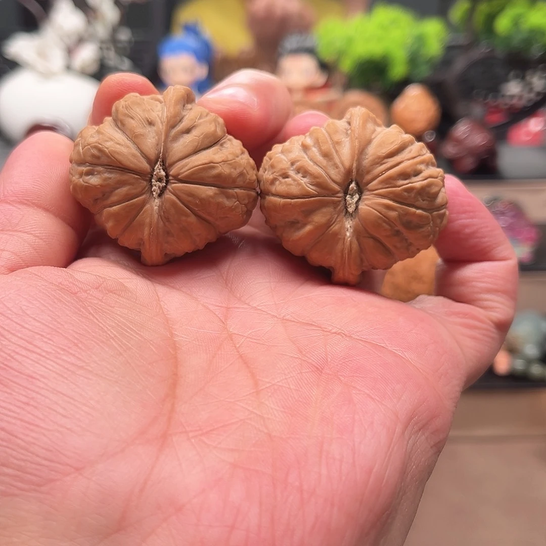 桃核把件43南瓜墩核桃
