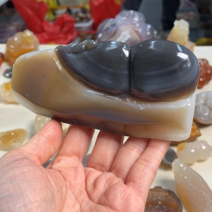 玛瑙/玉髓未镶嵌吊坠(不含链)