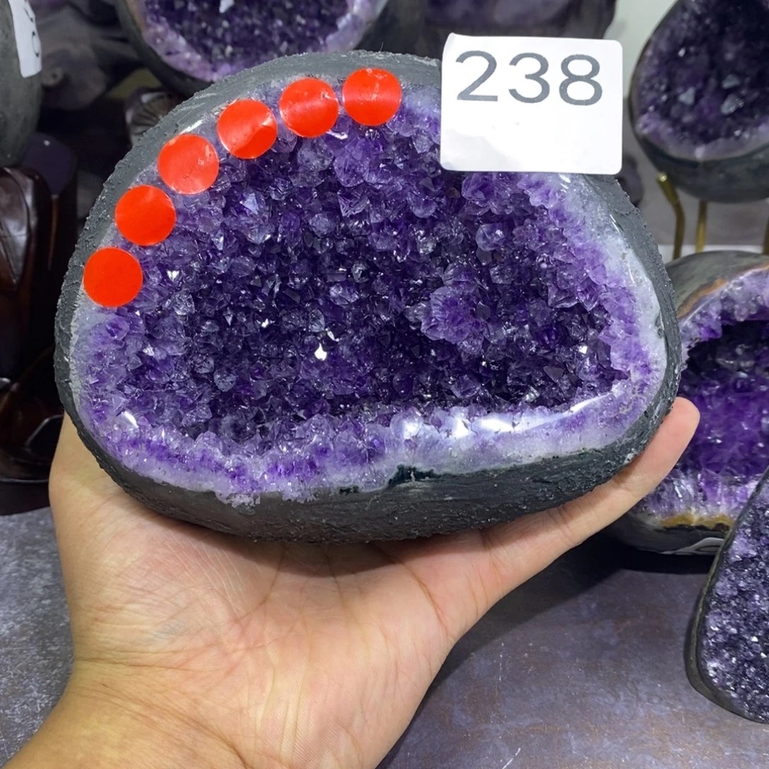 未镶嵌珠宝半成品紫晶238