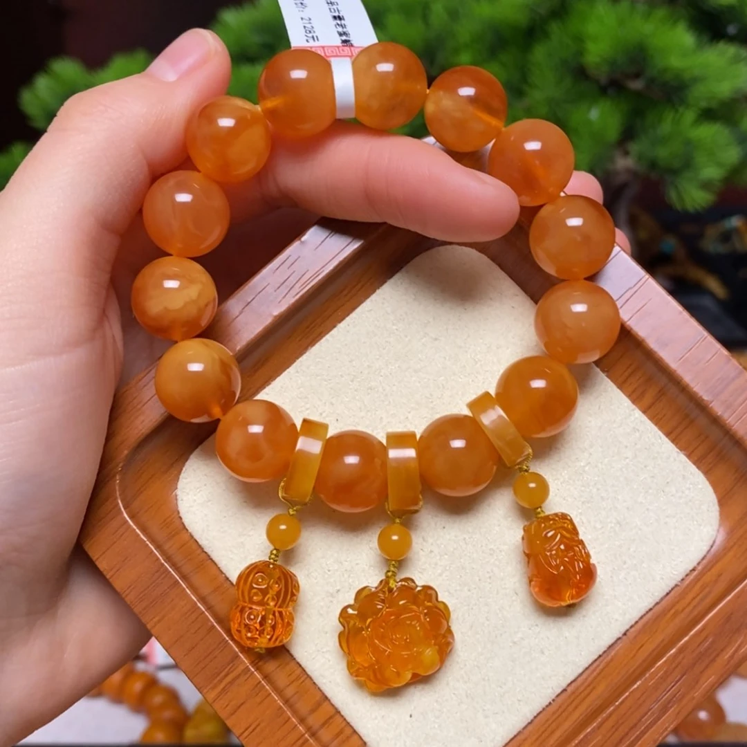 【闪购商品】手链蜜蜡未镶嵌手串