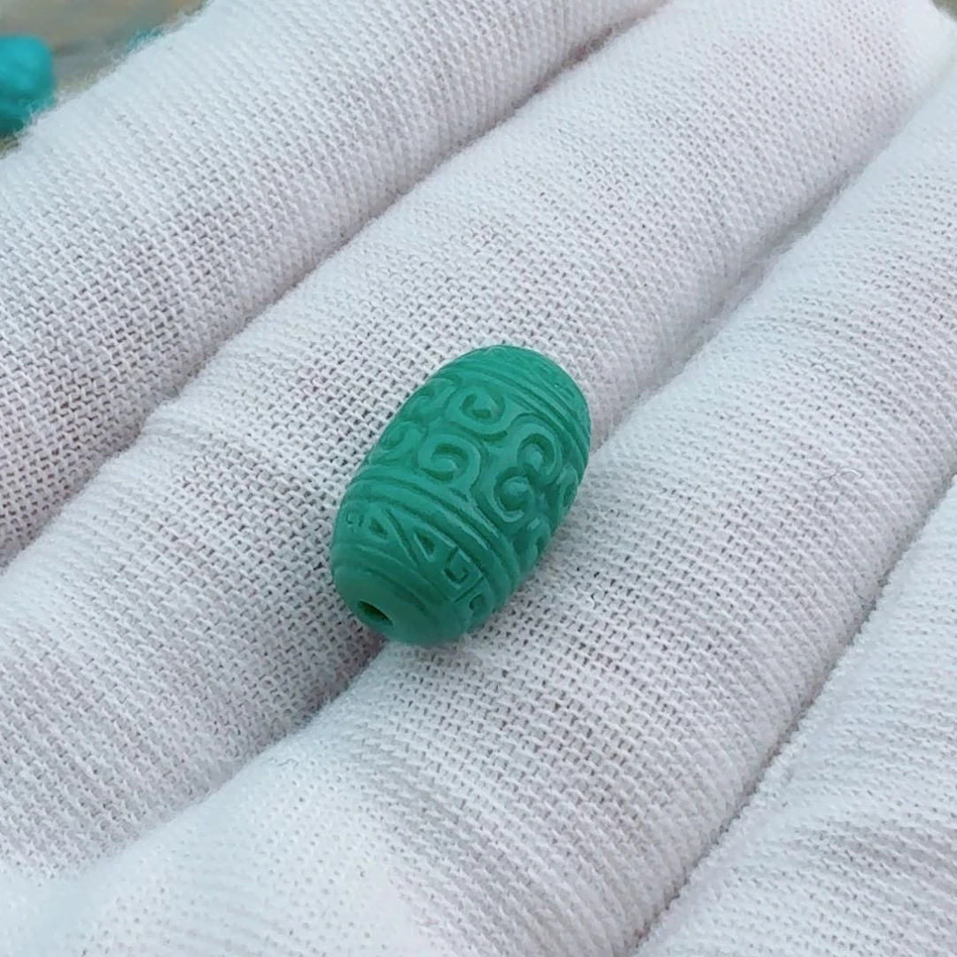 绿松石回纹桶珠8.8未镶嵌