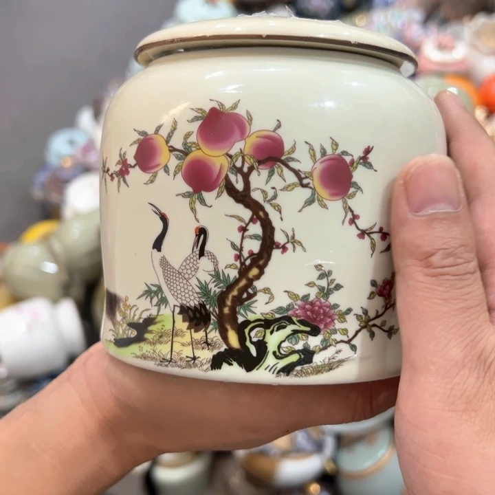 瑕疵福利品陶瓷茶叶罐