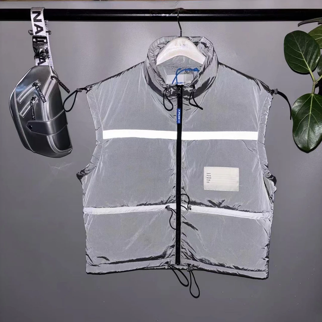 【HO】6 25新款冬季男士3M反光条羽绒马甲 31078