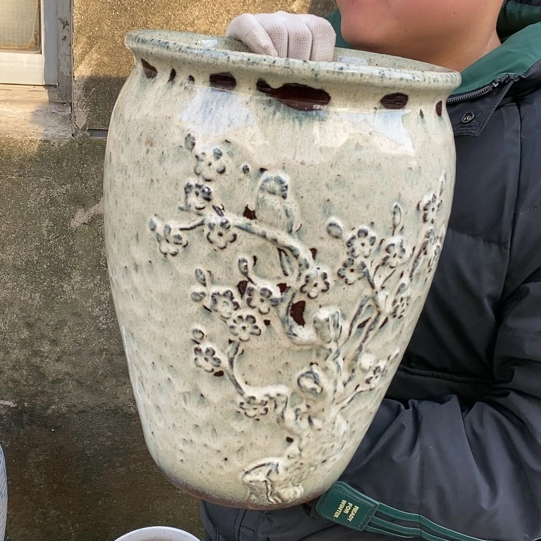 紫砂花盆正品口25高35