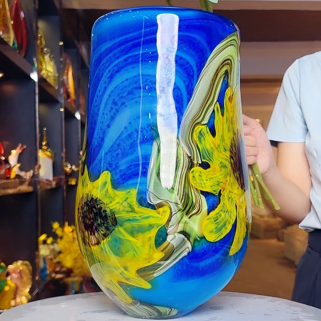琉璃手工艺品琉璃花开了吗我