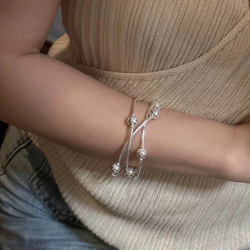 合成金属手链 【公主屋】圆球拼接手链5555