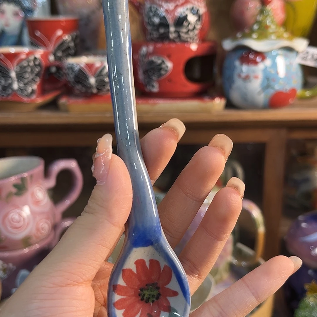 陶泥景德镇手工手绘高温釉下彩