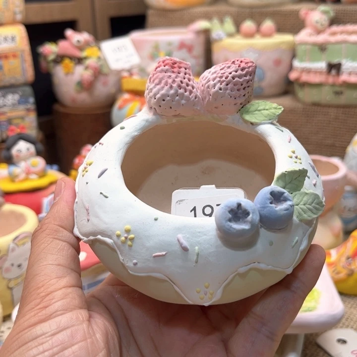 197甜甜圈手工盆现货