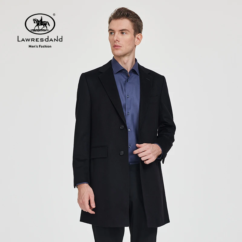 LAWRESDAND/劳伦斯丹顿山羊绒大衣 西装领 12012【B/1】