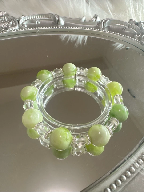 合成金属亚克力手链 翠波仙儿 青提奶盖 12 m