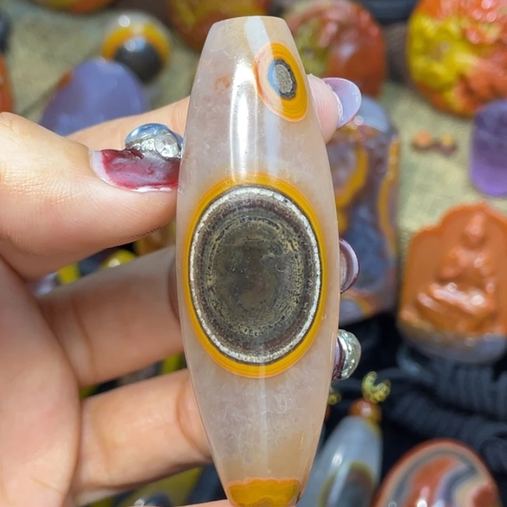 玛瑙/玉髓足银镶嵌珠宝奇石收藏