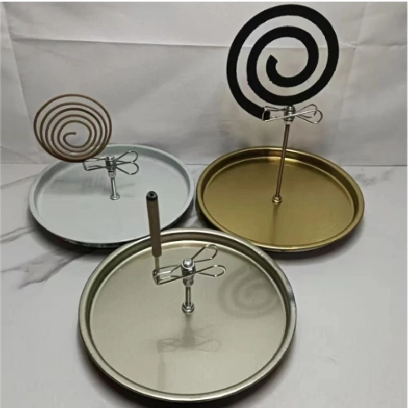 《蚊香夹带接灰盘》新款双夹磁吸蚊香长立架户外露营室内驱蚊安全