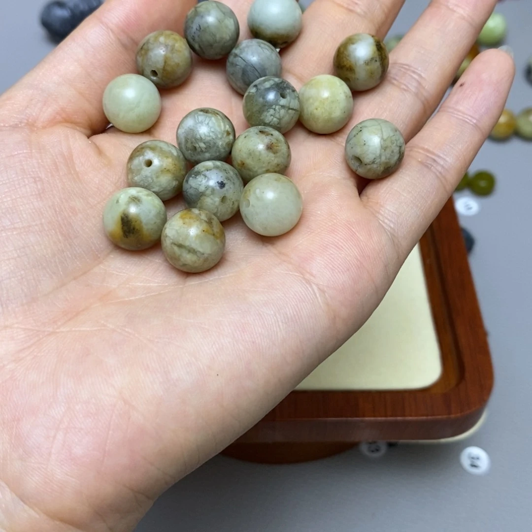 蛇纹石玉合金配饰0**0