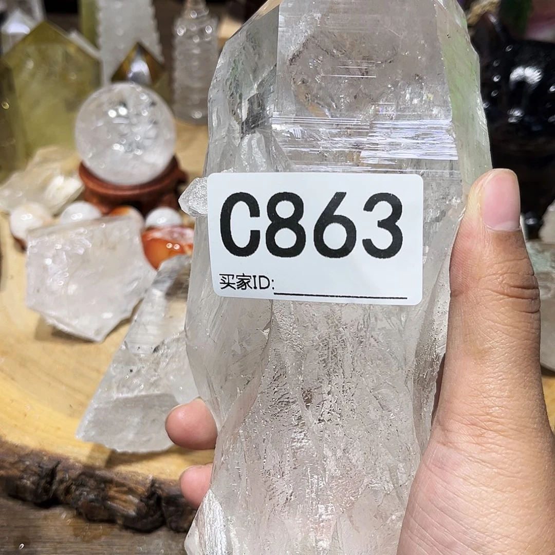 未镶嵌珠宝半成品水晶緣*羽拍15单发一个微瑕