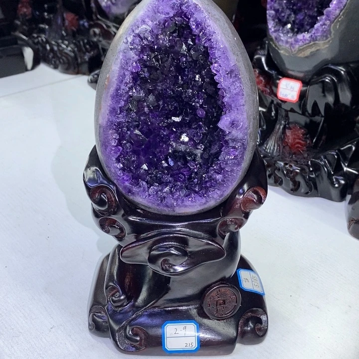 紫晶摆件未镶嵌莹