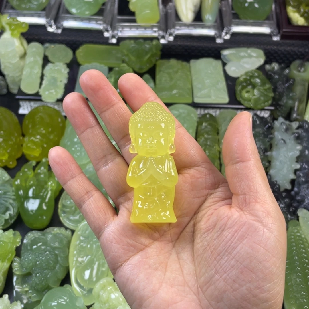 蛇纹石玉未镶嵌珠宝奇石