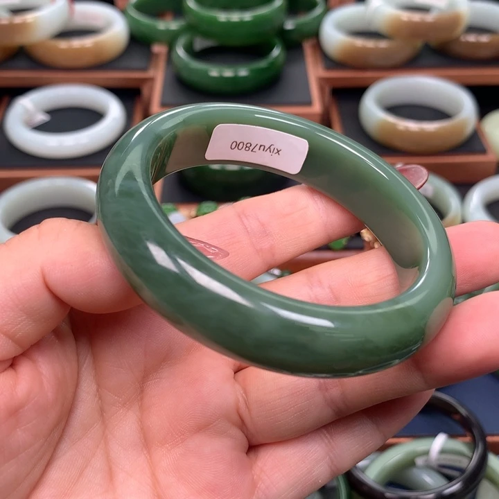 和田玉（碧玉）5960圈口未镶嵌