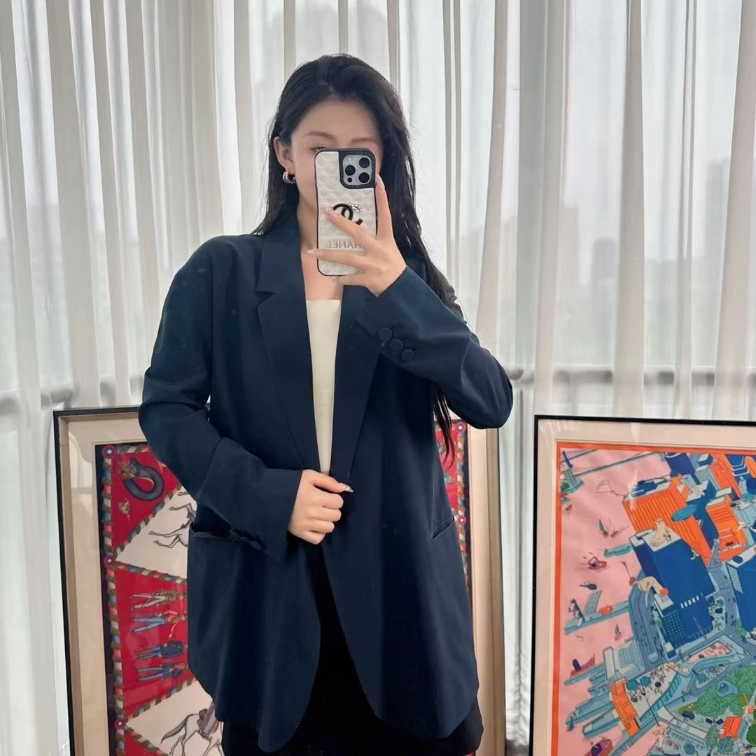 95新 FENDI/芬迪 麦殿/西服外套蓝色36码/250525ZHZSJ03