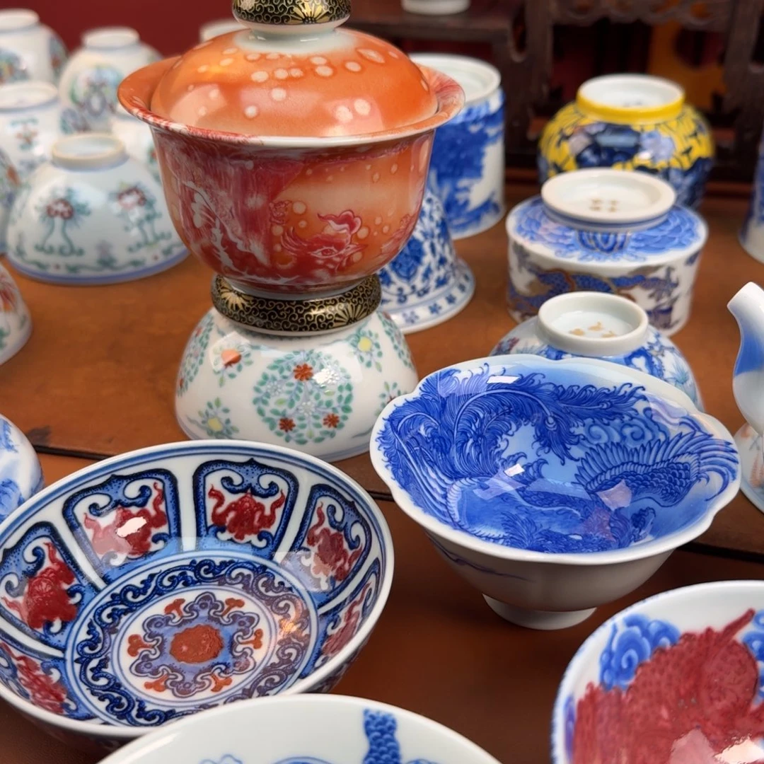 ▖***强摆件景德镇瓷器手工手绘