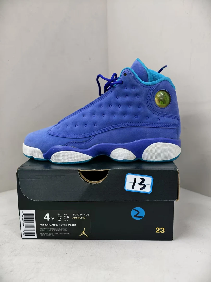 Nike aj13 蓝色全明星配色 36.5码 全新原盒 13号