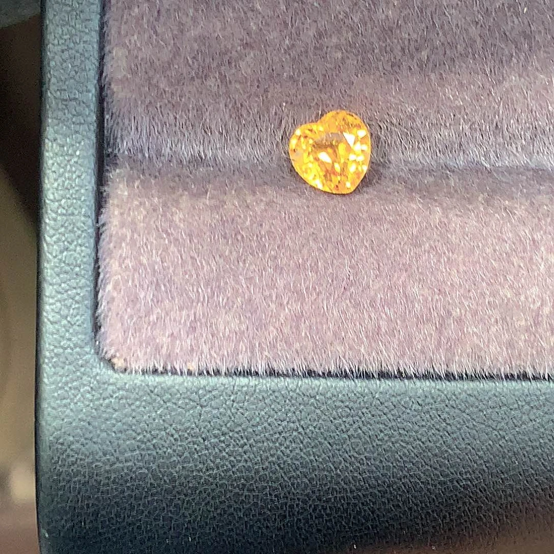 蓝宝石裸石GUILD金丝雀黄蓝宝1.63ct