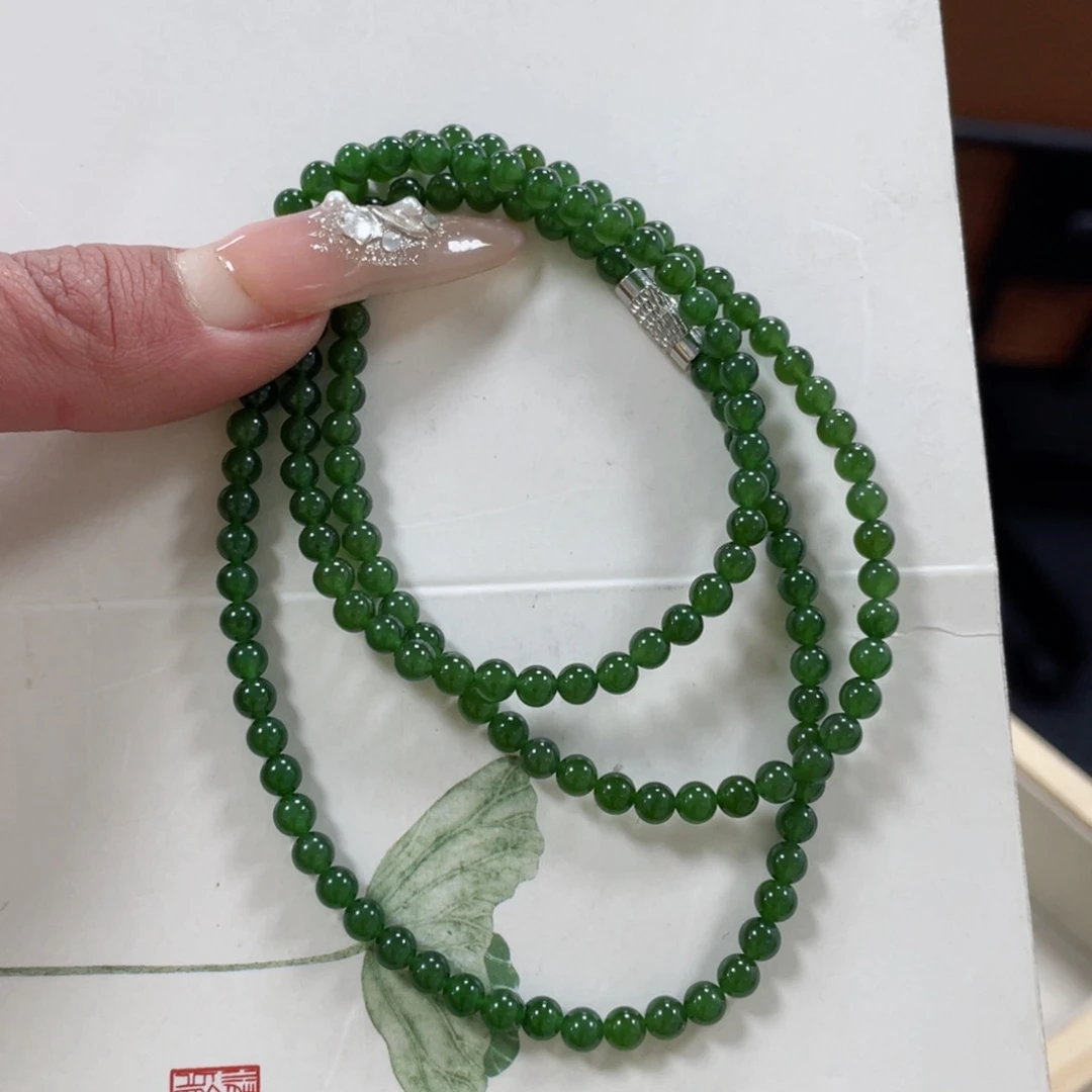 和田玉颈饰未镶嵌英****滢