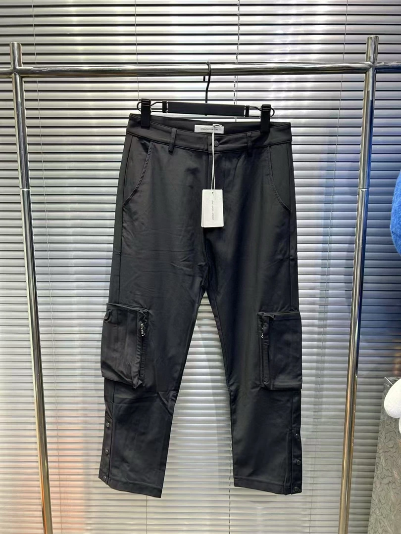 全新未使用 GALLIANO LANDOR 侧边口袋机能休闲直筒裤