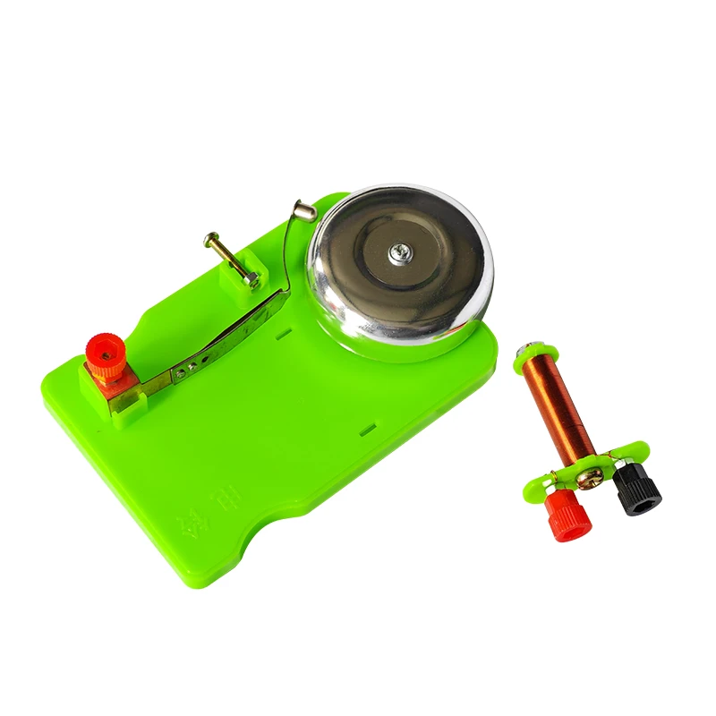 电铃套装电磁铁电磁学教具模型初中学生物理电学实验器材电铃电路