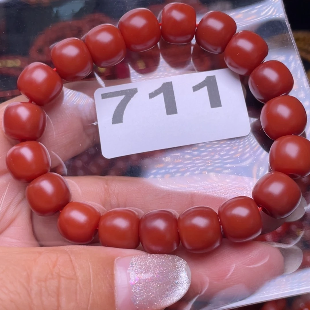 素***读南红玛瑙手链未镶嵌