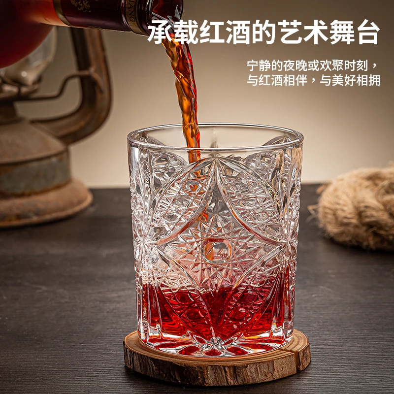 【6只装】浮雕ins蝴蝶纹玻璃杯牛奶果汁杯网红奶茶杯高颜值