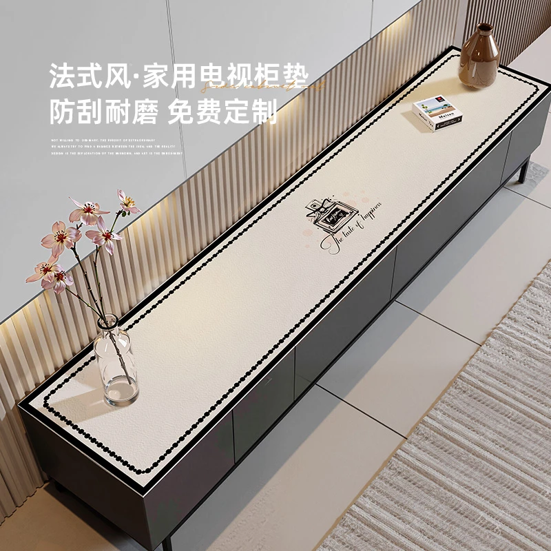 电视柜餐边柜桌垫台面保护垫高级感鞋柜酒柜防水免洗桌布玄关垫子