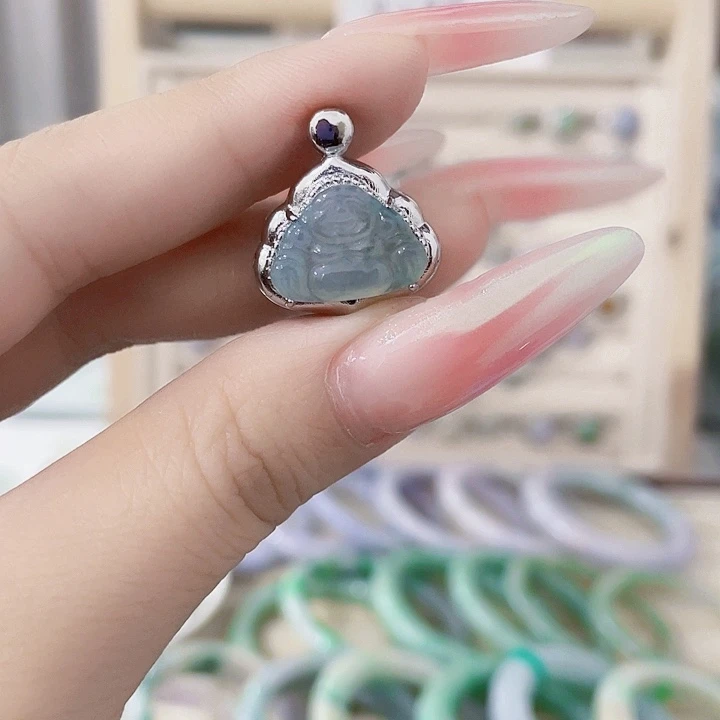 翡翠未镶嵌颈饰天然翡翠Ａ货