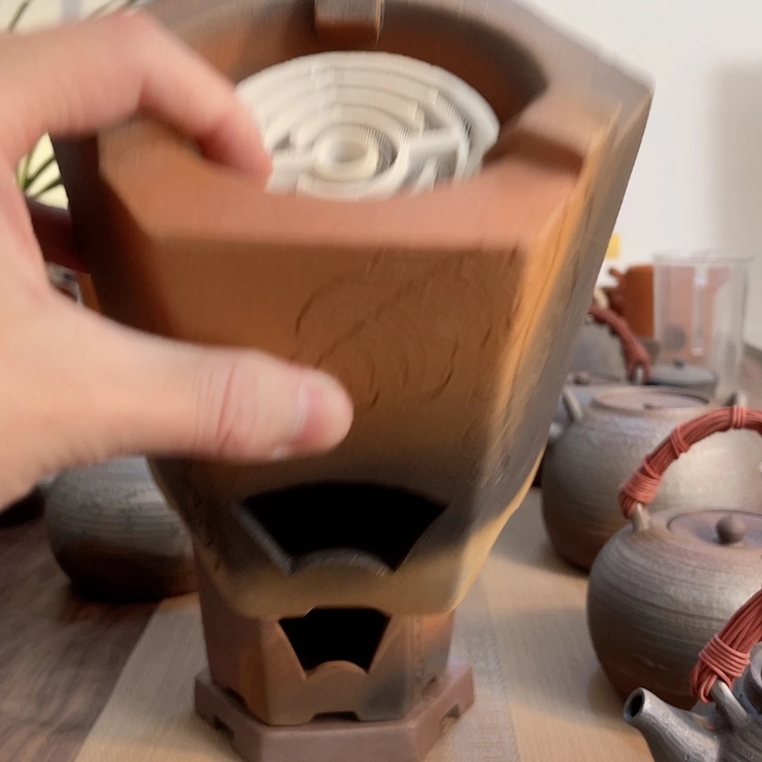 ?***。柴烧一体六角炉无盖加炉丝