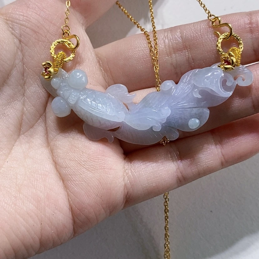 【闪购商品】翡翠未镶嵌颈饰