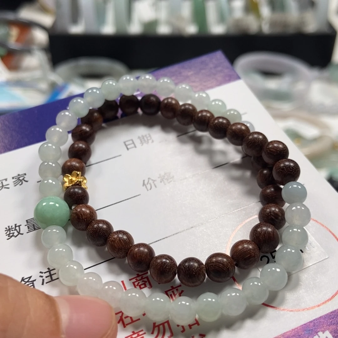 翡翠未镶嵌手链翡翠